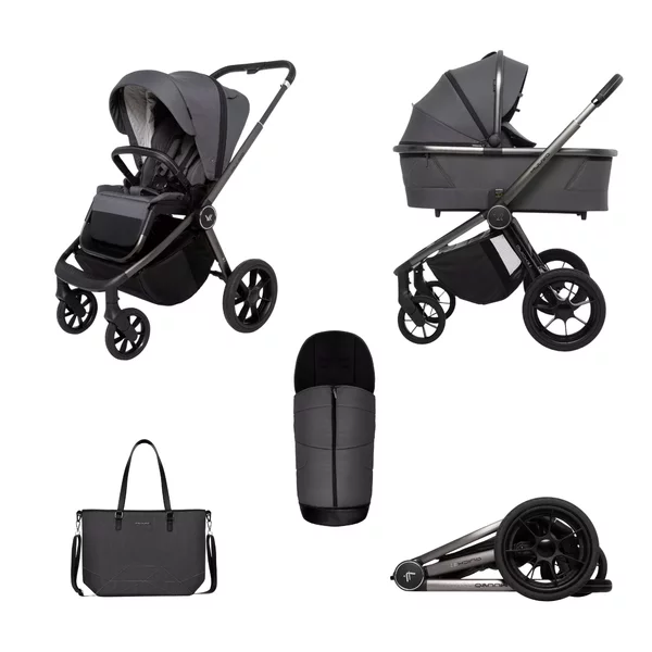 OUTLET Muuvo Quick SE 2 Diamond Graphite 2w1 + Gondola + adaptery