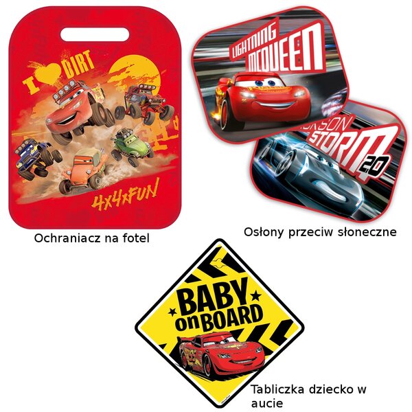 Pakiet akcesoriów Disney Cars