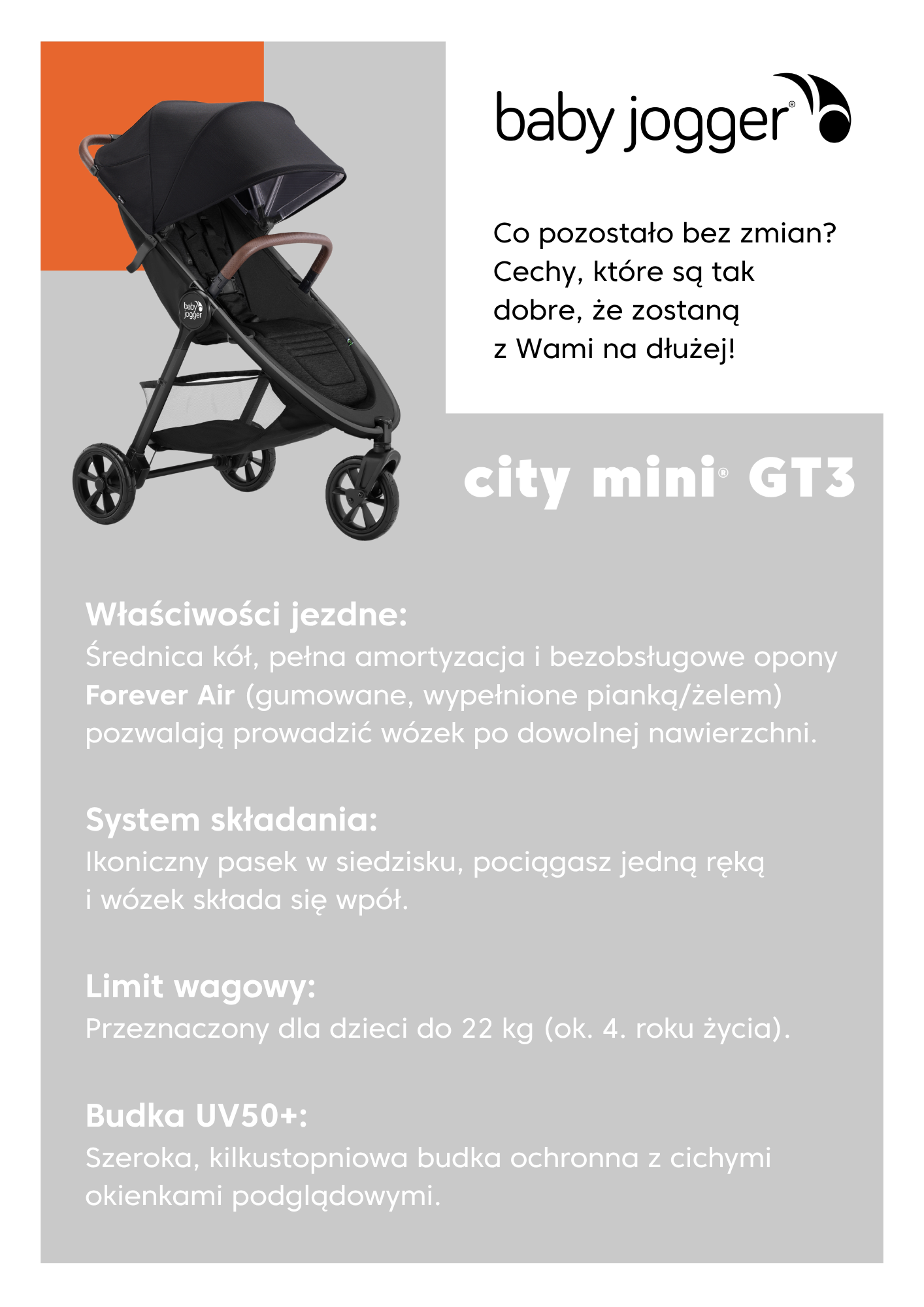 Funkcja Baby Jogger City Mini GT3