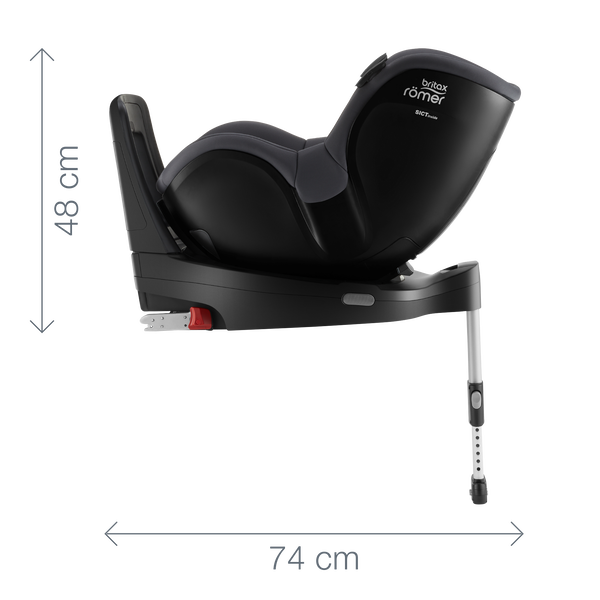 Zestaw 3w1 Britax Romer Baby-Safe 3 iSize + Dualfix iSENSE + Baza Flex base iSENSE funkcjonalność