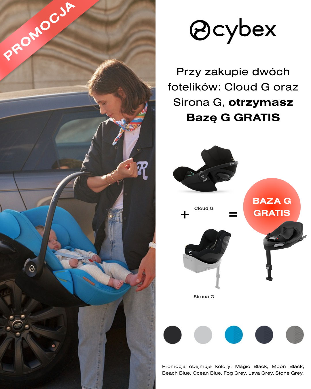 Fotelik samochodowy Cybex Sirona G i-Size Promocja Baza