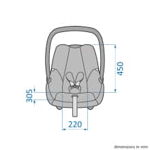 Funkcje Maxi-Cosi Cabriofix i-size 0-13 kg