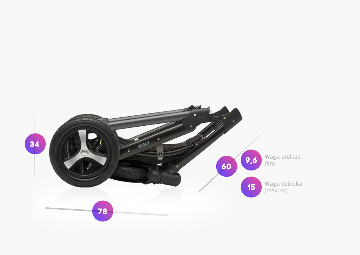 Funkcja Baby Design Husky 2w1