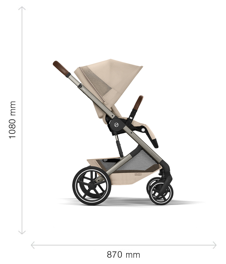 Funkcja Cybex Balios S Lux 3.0 ze składaną gondolą
