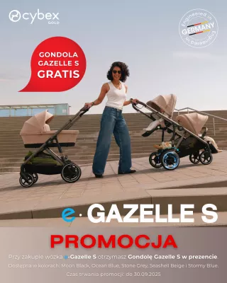 Funkcja Cybex e-Gazelle S + Gondola Gazelle S