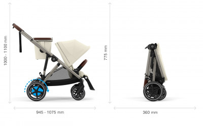 Funkcja Cybex e-Gazelle S + Siedzisko Gazelle S