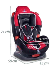 Caretero Sport TurboFix Isofix 9-25 kg