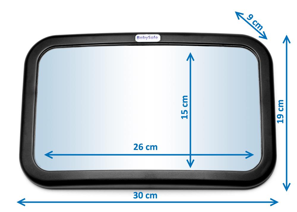 BabySafe Lusterko do obserwacji dziecka w podróży