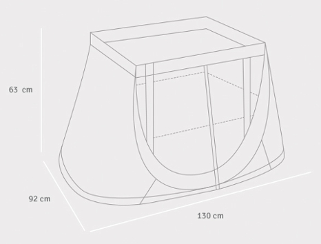 Aeromoov łóżeczko turystyczne Instant