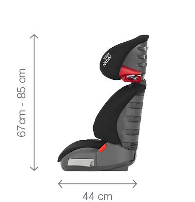 długość i wysokość fotelika